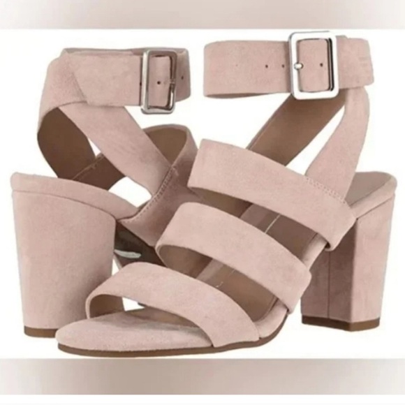 Vionic Blaire Suede Heel Sandal - Picture 1 of 9